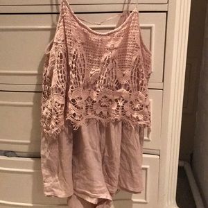 Mauve American eagle romper